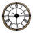 Marinela Round Wood Modern Farmhouse Wall Clock