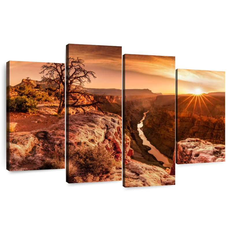 Lumière du soleil du Grand Canyon, 27" H x 43" W