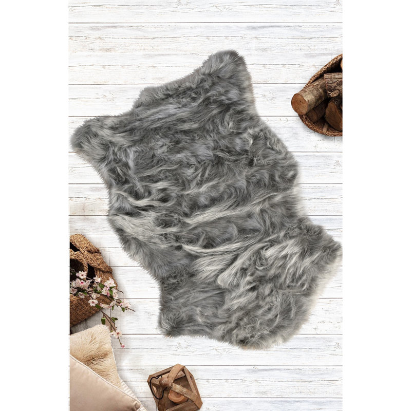 Braylon Bath Rug, Gray, 0.5" H x 23.62" W x 35.43" L
