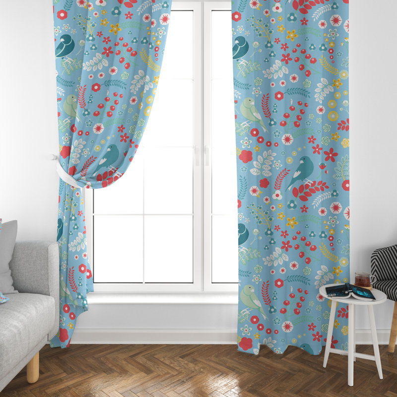 Room Darkening Curtain Pair, 20" W x 82" H