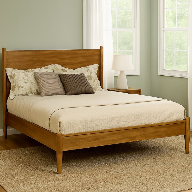 Lit plateforme Mid-Century, null, null