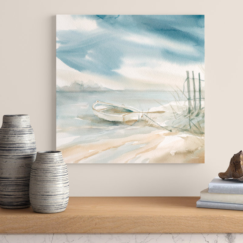 Subtle Mist II by Carol Robinson - Painting on Canvas, No Frame, 93.98 cm H x 93.98 cm W x 3.175 cm D