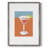 Neon Cosmo Framed Print - Solid Wood-420404970