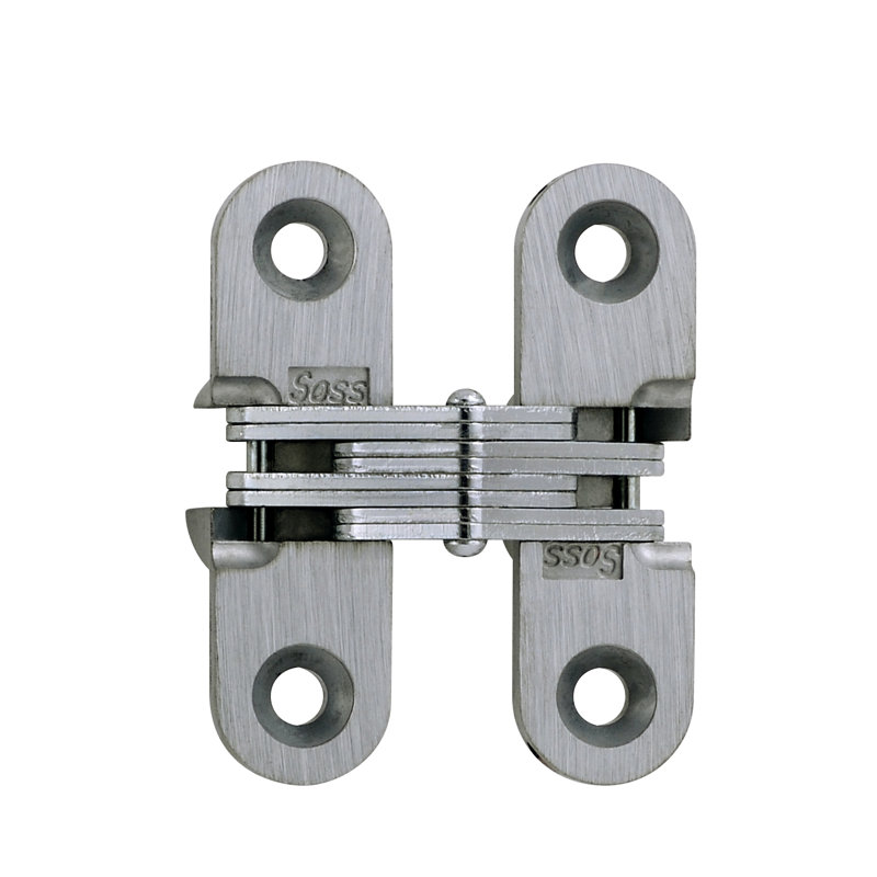Unplated Zinc Invisible Hinge for Wood or Metal Applications