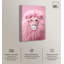 Majestic Bubblegum Lion, reproduction de mode sur toile par -67141322-67141328