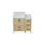 Meuble-lavabo simple avec comptoir blanc-122820806