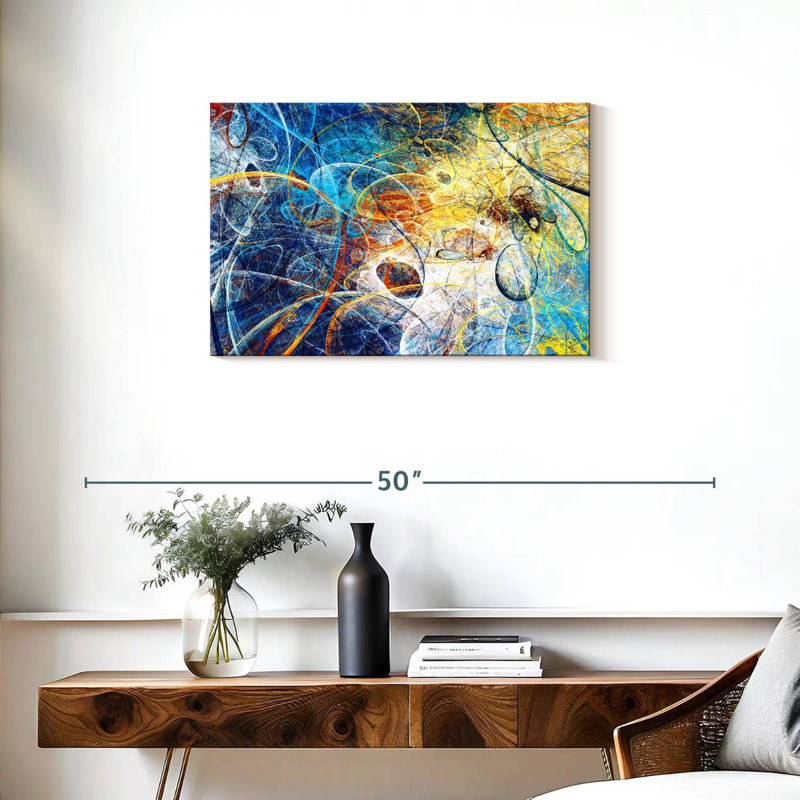 Avery Space Time Warp Abstract, 20" H x 30" W