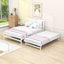 Lit plateforme double en bois avec lit gigogne simple-51847511