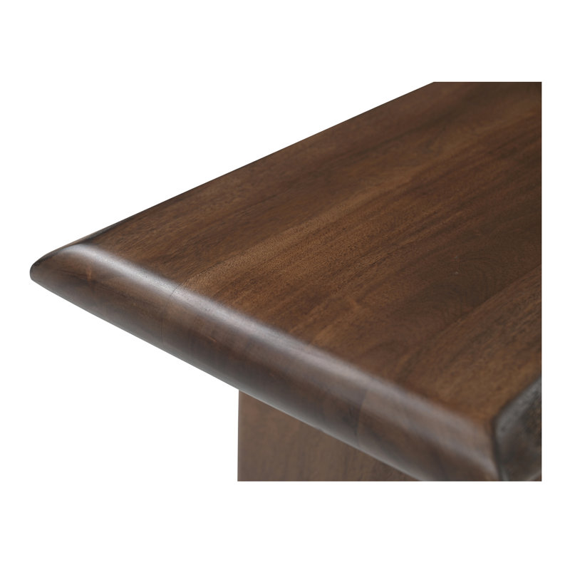 Lila Dining Bench Large Brown, 18" H x 89" W x 17" D