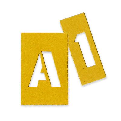 Painting Stencil Letters and Numbers