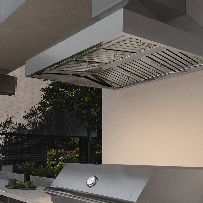 ZLINE 48 in. Wall Mount Outdoor Grill Hood (GOW1-48)
