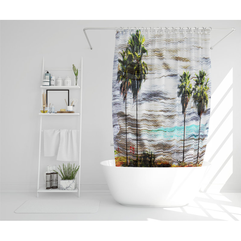 Etrella Polyester Shower Curtain Set