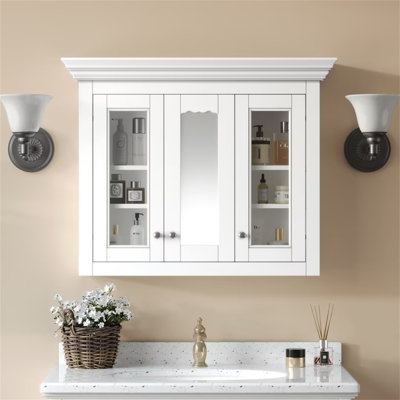 Pharmacie pour salle de bain 35 "avec miroir