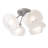 Ume Frosted Glass 4-Light Semi Flush Mount-66074673