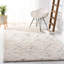 Tapis ivoire / noir en laine touffeté à la main à motif géométrique Powell-388934804
