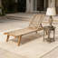 Chaise longue d'extérieur en corde