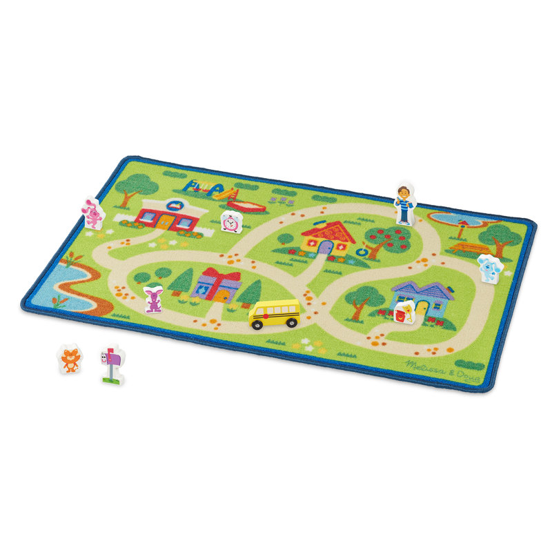 4.5'' L 85% Fabric, 10% Wood, 5% Paint Playmat