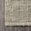 Tapis gris en jute tissé à la main Pata-235704963