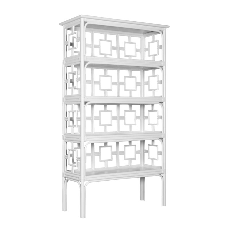 Bibliothèque Sobe H 70,5 "x l 41,5", Blanc