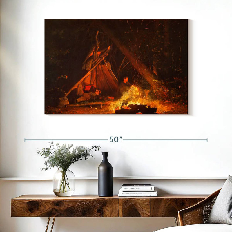 Senne Camp Fire, 26" H x 39" W
