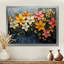 Jaune et gris Poinsettias Field of Radiance I - Art mural poinsettias-1751969501-1751969499