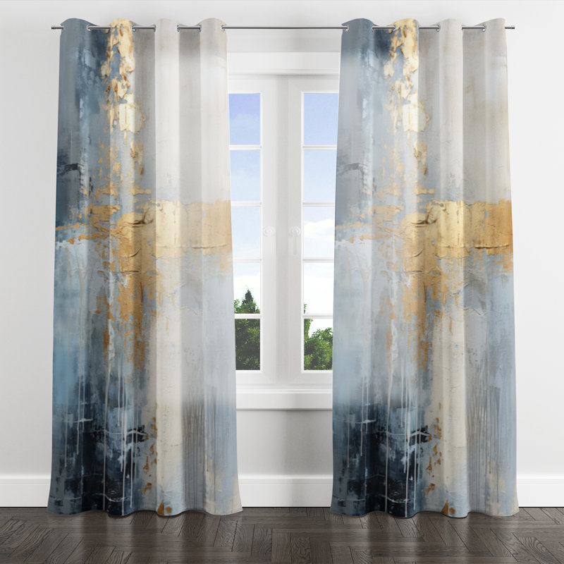 «Winter Landscape II» par Kristalia, L 52 po x L 108 po, Œillets argentés