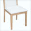 Ensemble de chaises de salle à manger de style rétro avec 4 chaises rembourrées pour la salle à manger et le salon-309321020