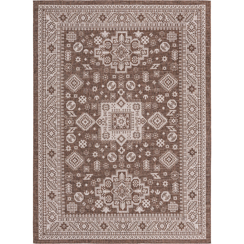 Tapis d'extérieur Chand, Rectangle 7 pi 10 po x 12 pi