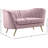 Margo 65" Velvet Flared Arm Loveseat-576222366