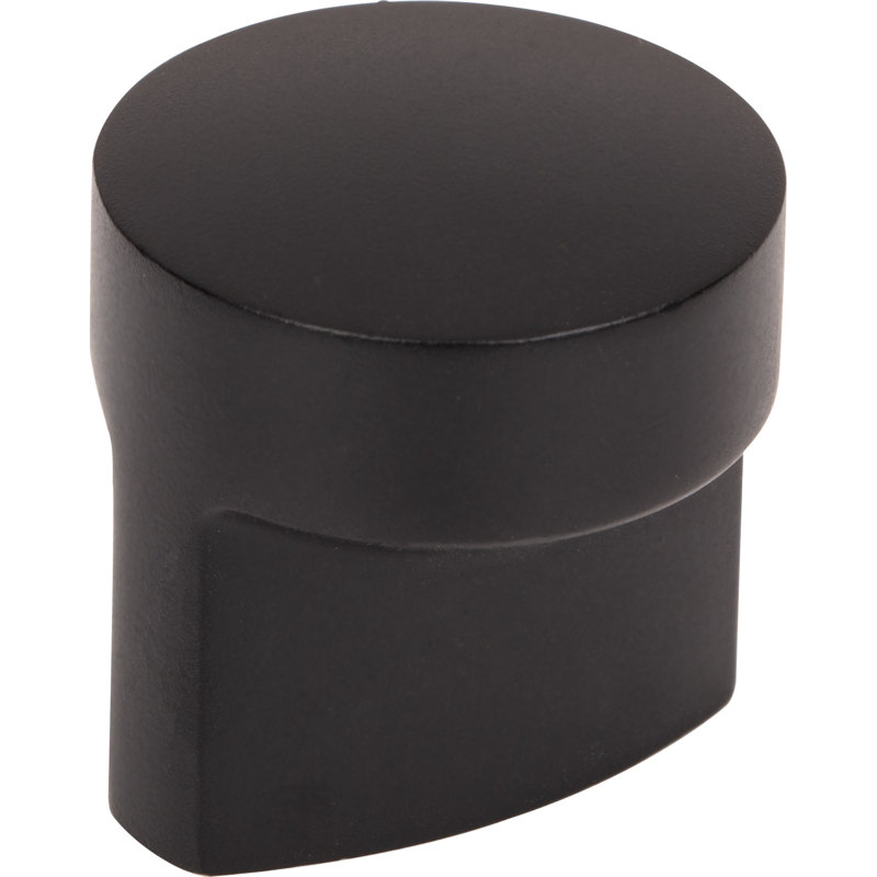Hartridge 1 1/8" Length Cylindrical Knob, Flat Black