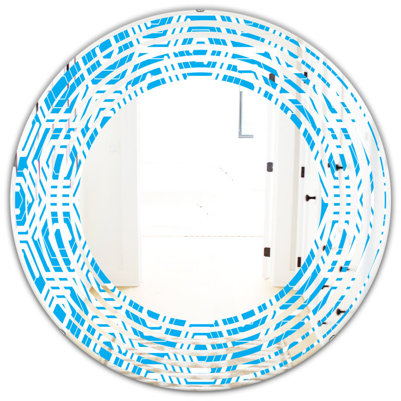 Miroir mural Wave, H 31,5 po x l po