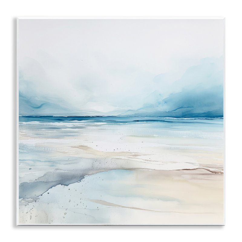 Art nautique abstrait sur bois par Irena Orlov