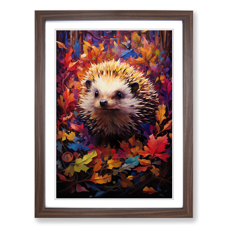 Hedgehog Abstract - Framed Print