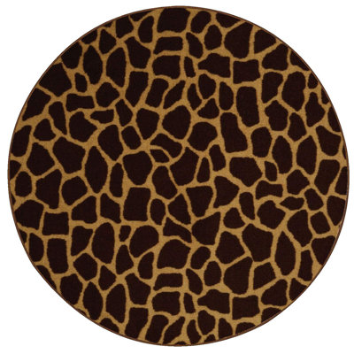 Tapis imprimé animal - Girafe