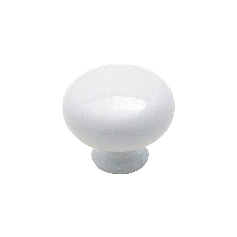 Mushroom Knob, White