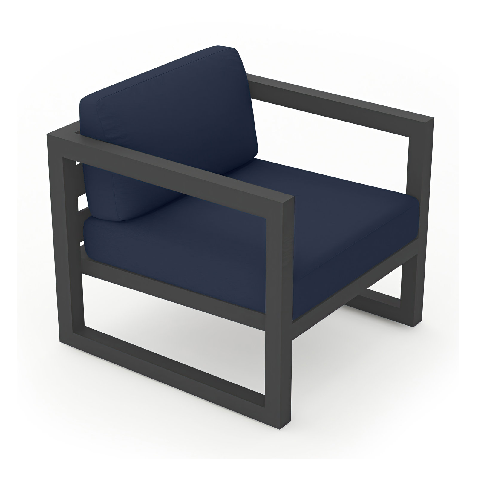 Smith Sunbrella® Patio Lounge Chair, Spectrum Indigo, Slate