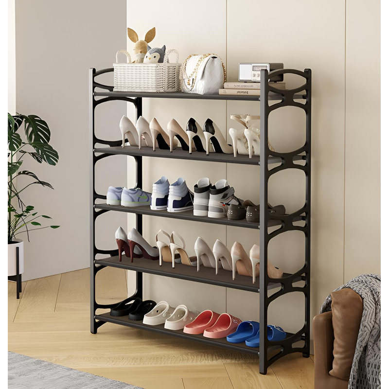 Range-chaussures multicouche creux, range-chaussures simple noir