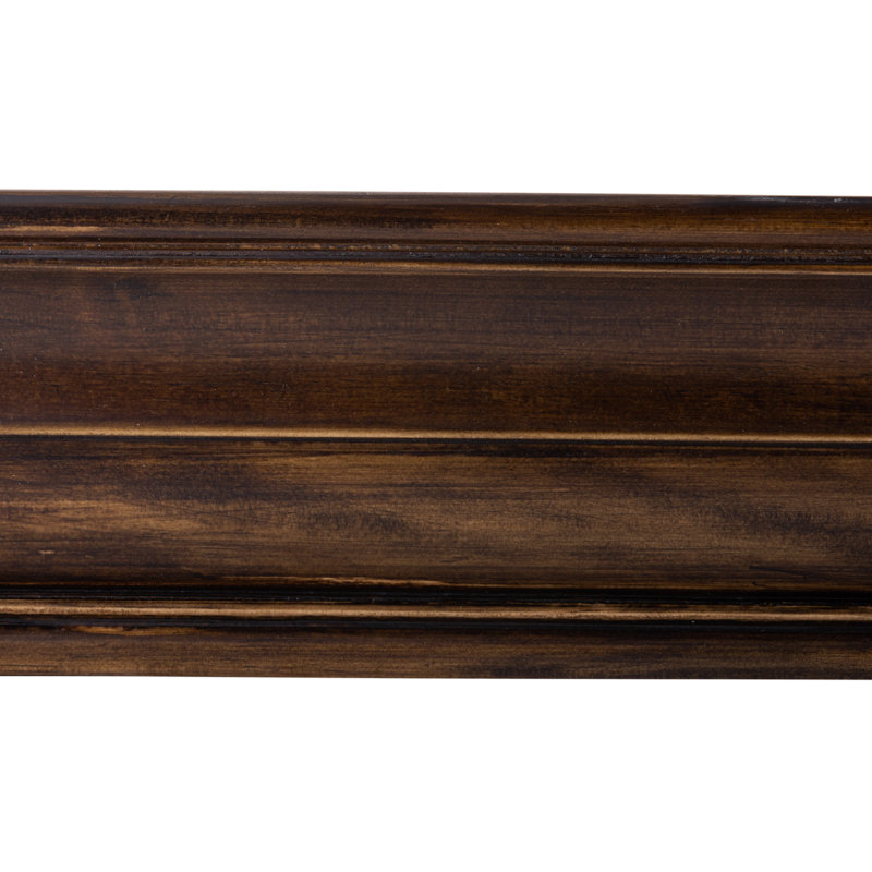 Dogberry Collections Shaker Mantel Shelf, Brown, 48"