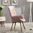 Doarnin Tufted Button Accent Chair, Single Upholstered Chair, Kitchen Dining Chair for Indoor-64388076