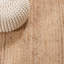 Tapis bleu / brun en jute et coton tissés à la main Trogdon-11113005