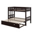 Lit simple superposé avec lit gigogne extensible-1890052760