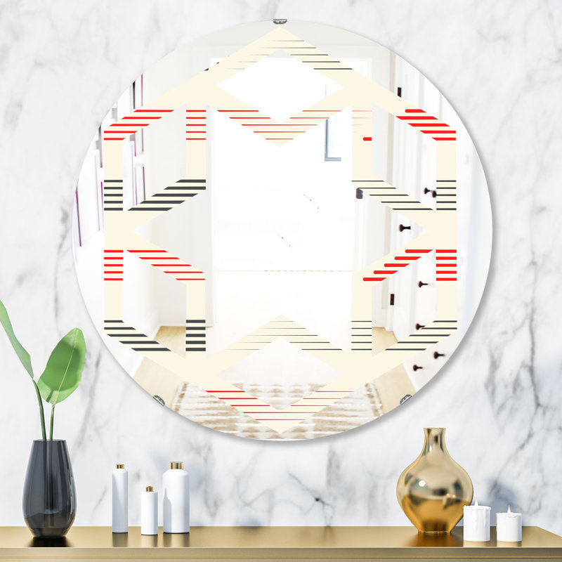 Miroir mural Hexagon Star, 23,6 po x 23,6 po