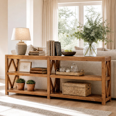 78,7 po. Range-chaussures en bois 78,7 po. Range-chaussures rustique à 3 niveaux avec cadre en X