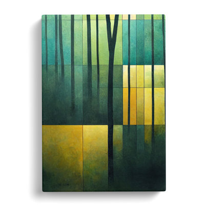 CAN-V0523-991X Forest Cubism Vol.2 - Wrapped Canvas Print