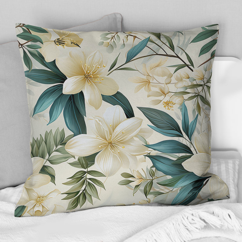 Coussin Serene Botanics, H 16 po x l 16 po