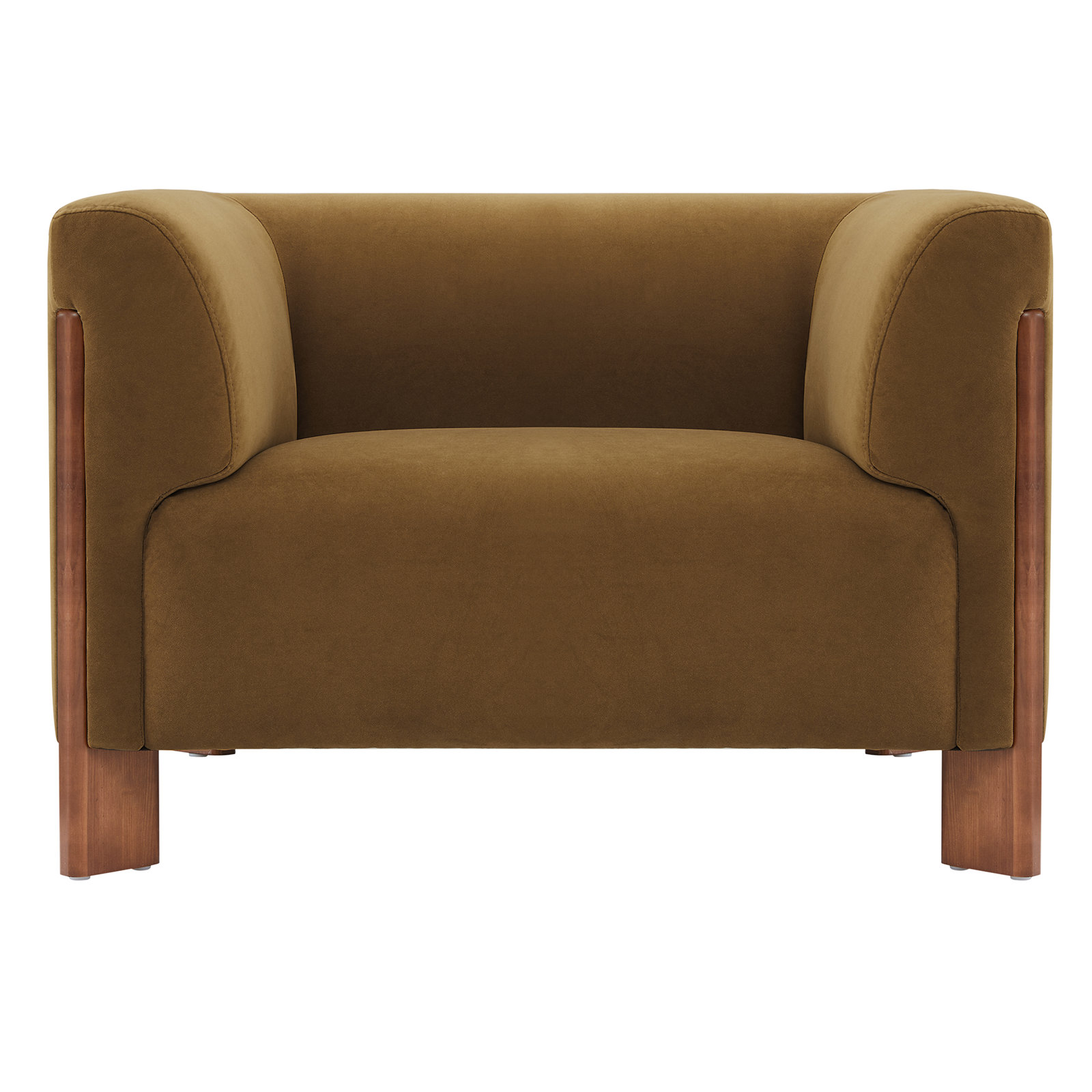 Wanetta 2-Piece Living Room Set, Soren Ochre Performance Velvet