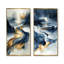 Moonlight Beach I - ensemble d'art mural 2 pièces plage et océan-86179355-86179360