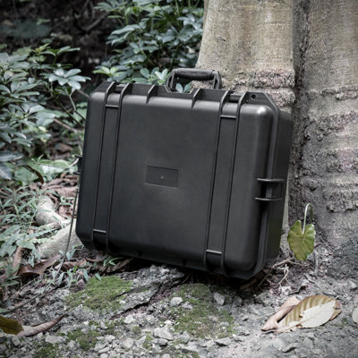 Boîte ergonomique en plastique, étanche et pour outils photographiques - noir