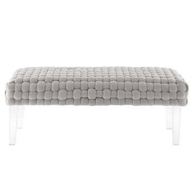 Modway Prologue Woven Performance Velvet Ottoman