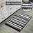Griffie 100% Polyester Bath Rug Stripe Pattern with TPR Backing Machine Washable Soft & Absorbent Bathroom Rug-500285690-500285677
